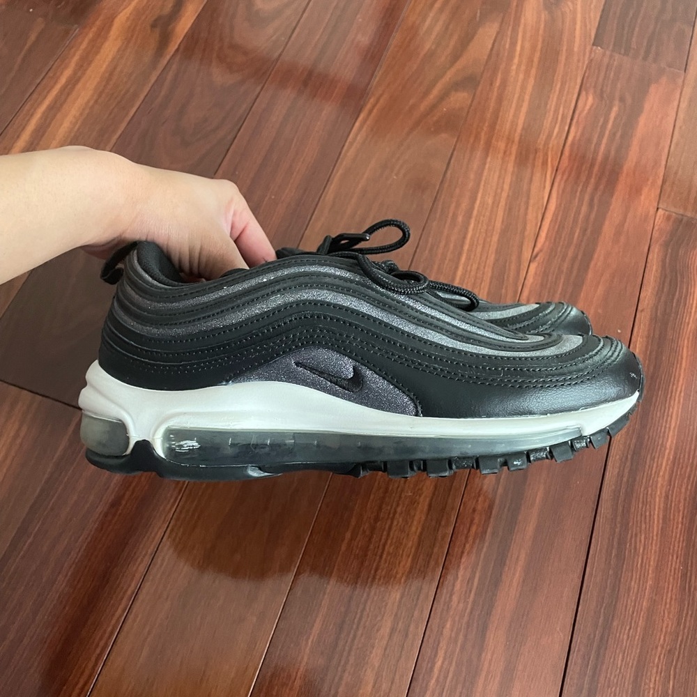 Nike Air Max 97 Glitter Black Womens Size 7